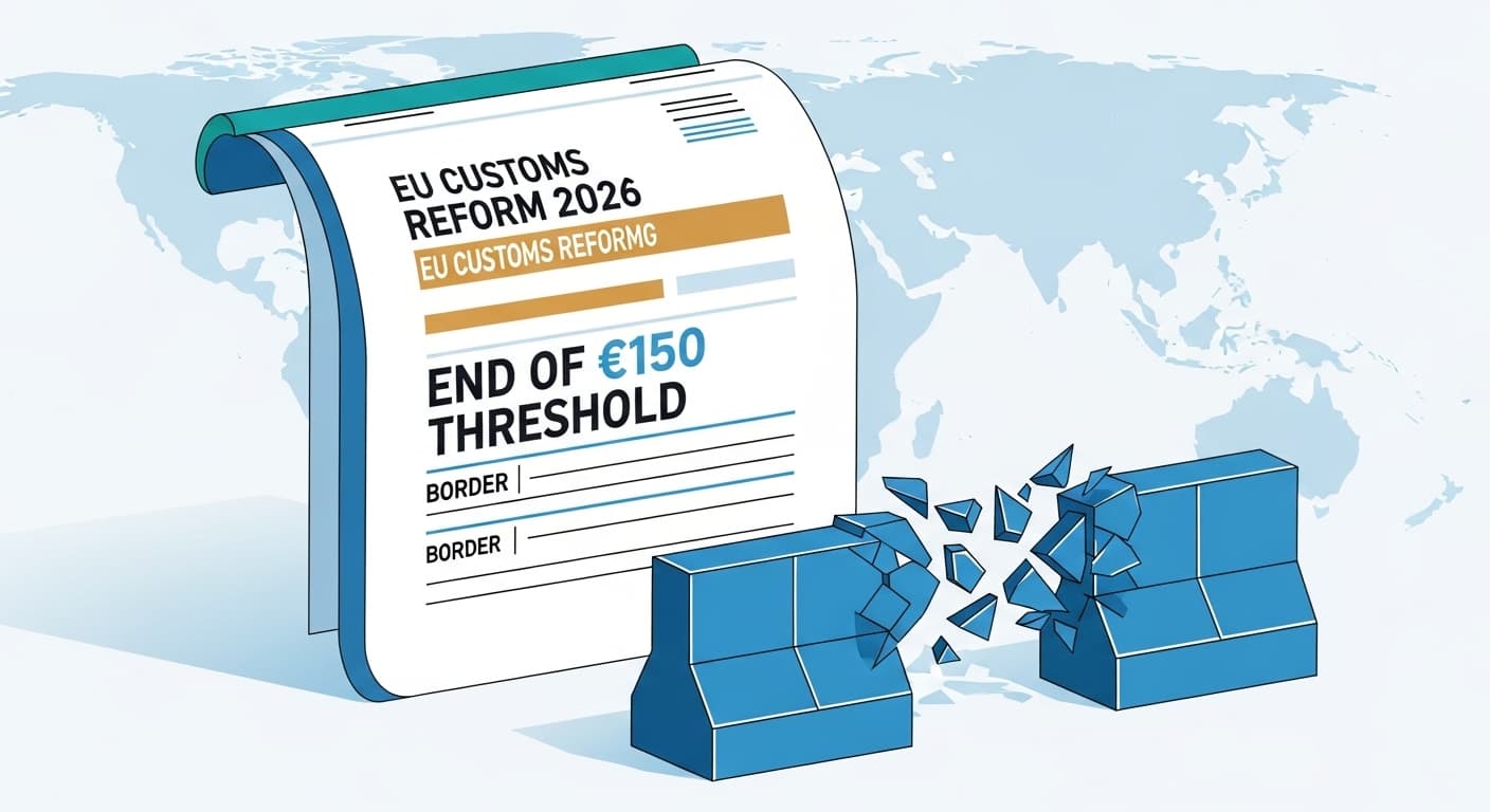 EU Customs Reform 2026: End of the €150 Duty-Free Rule Explained