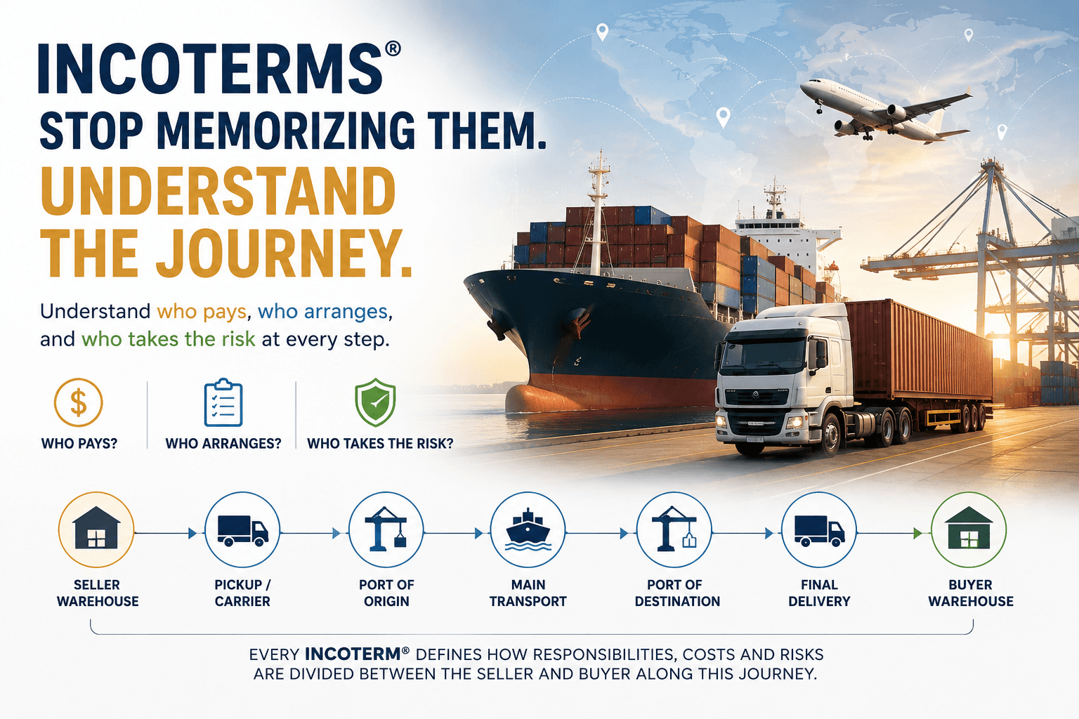 INCOTERMS® — Stop Memorizing Them. Understand the Journey.